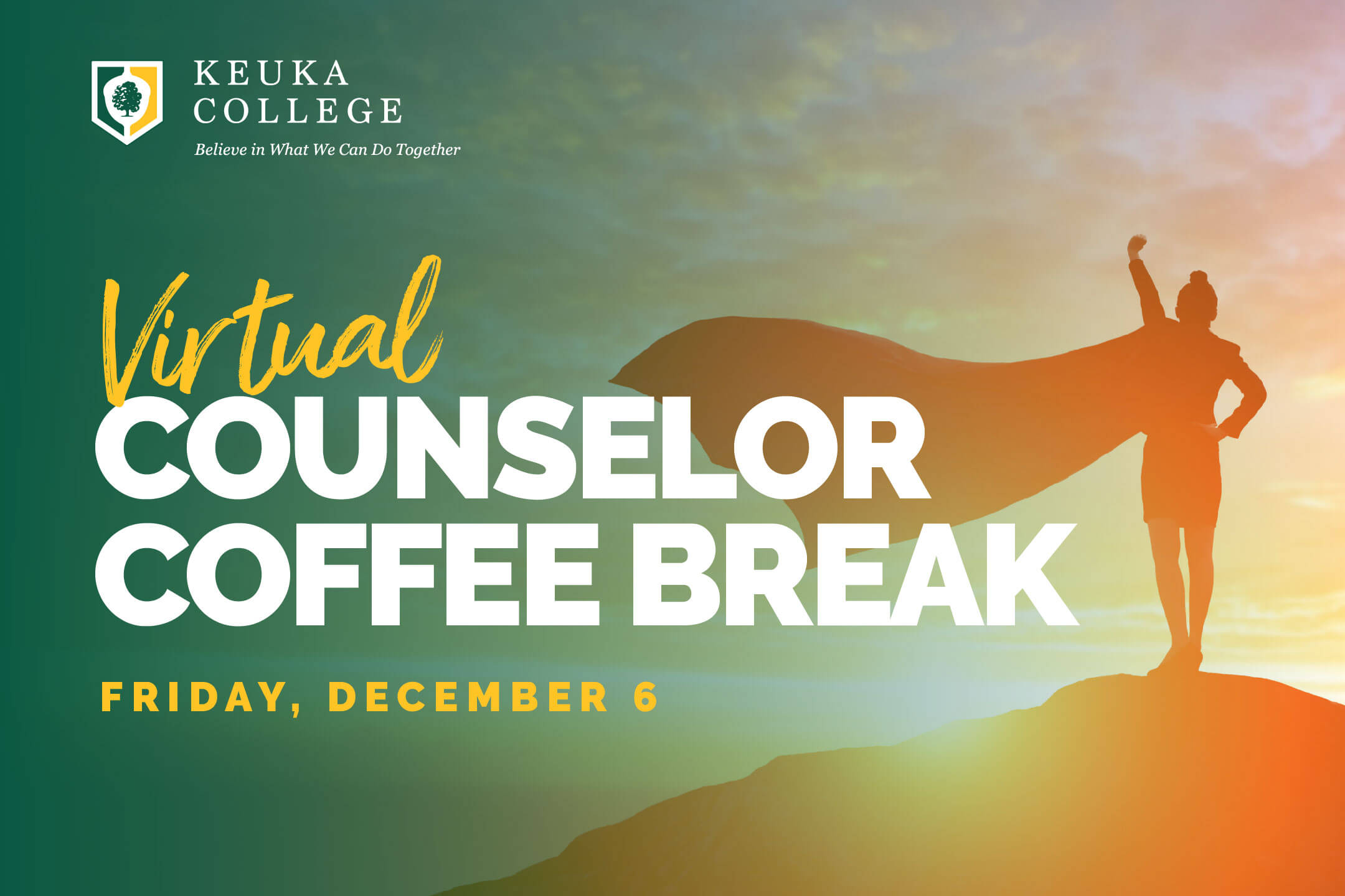 Virtual Counselor Coffee Break