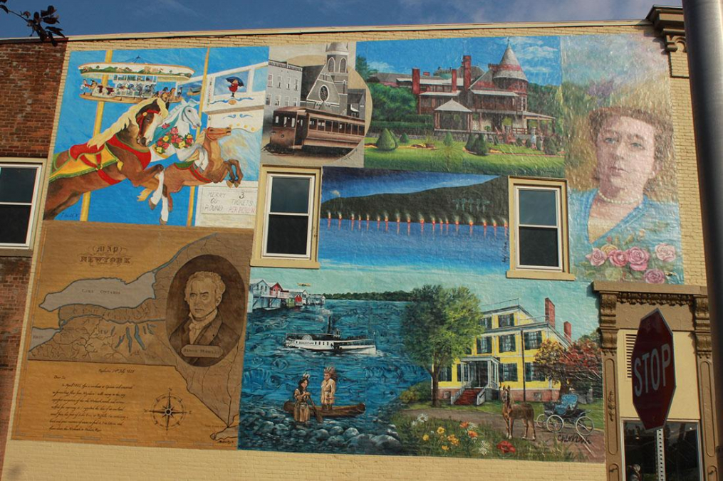 Mural in Canandaigua